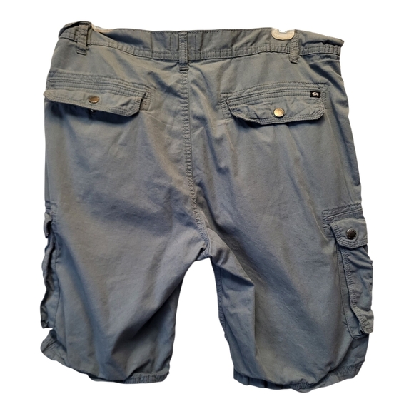 Buffalo David Bitton Pewter Blue Cargo Shorts Casual Style - Size 32 - Picture 2 of 4
